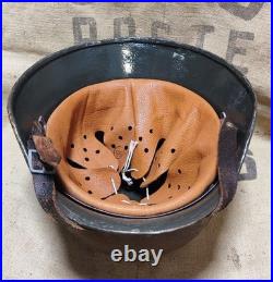 Helmet german original helmet M40 size 62 WW2 WWII after restoration present