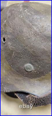 Helmet german original helmet M40 size 62 WW2 WWII after restoration present
