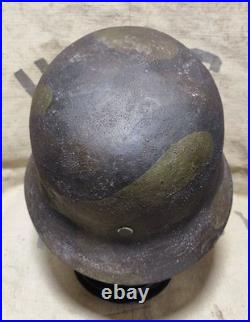 Helmet german original helmet M40 size 62 WW2 WWII after restoration present