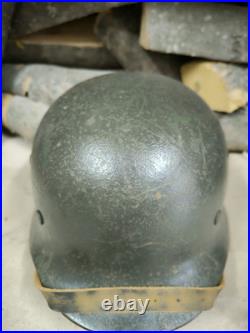 Helmet german original nice helmet M35 2D size 64 original WW 2 II Free Shipping