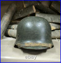 Helmet german original nice helmet M35 2D size 64 original WW 2 II Free Shipping