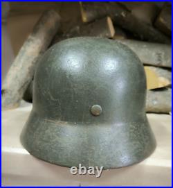 Helmet german original nice helmet M35 2D size 64 original WW 2 II Free Shipping