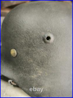 Helmet german original nice helmet M35 original WW2 WWII size 64 Free Shipping Helmet german original nice helmet M35 original WW2 WWII size 64 Free Shipping