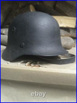 Helmet german original nice helmet M35 original WW2 WWII size 64 Free Shipping