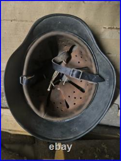 Helmet german original nice helmet M35 original WW2 WWII size 64 Free Shipping