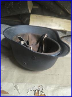 Helmet german original nice helmet M35 original WW2 WWII size 64 Free Shipping