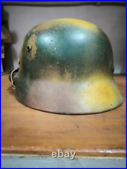 Helmet german original nice helmet M35 size 60 original WW2 WWII Free Shipping