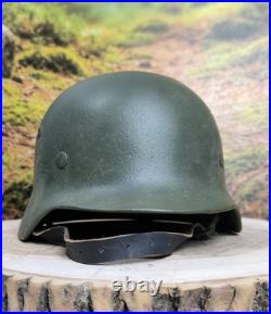 Helmet german original nice helmet M35 size 60 original WW2 WWII Small Size Rare
