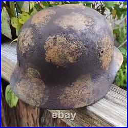 Helmet german original nice helmet M35 size 62 have a number WW2 WWII