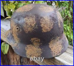 Helmet german original nice helmet M35 size 62 have a number WW2 WWII