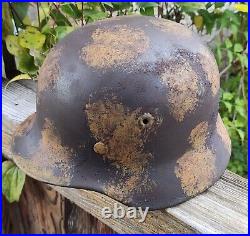 Helmet german original nice helmet M35 size 62 have a number WW2 WWII