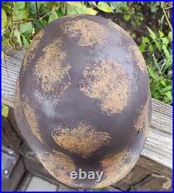 Helmet german original nice helmet M35 size 62 have a number WW2 WWII