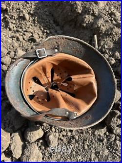 Helmet german original nice helmet M35 size 62 have a number WW2 WWII