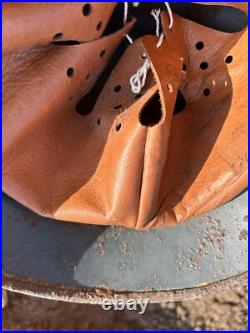 Helmet german original nice helmet M35 size 62 have a number WW2 WWII