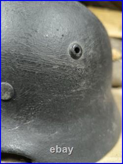 Helmet german original nice helmet M35 size 62 original WW2 WWII Free Shipping