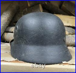 Helmet german original nice helmet M35 size 62 original WW2 WWII Free Shipping