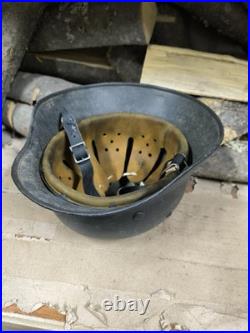 Helmet german original nice helmet M35 size 62 original WW2 WWII Free Shipping