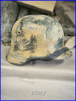 Helmet german original nice helmet M35 size 62 original WWII WW2 Free Shipping