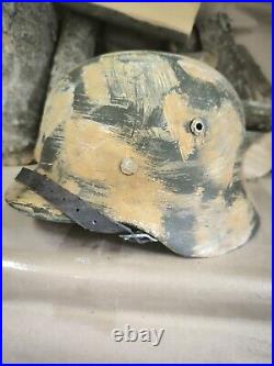 Helmet german original nice helmet M35 size 62 original WWII WW2 Free Shipping