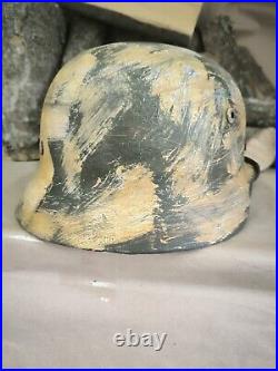 Helmet german original nice helmet M35 size 62 original WWII WW2 Free Shipping