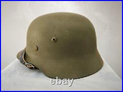 Helmet german original nice helmet M35 size 64 have a number NS WW2 WWII
