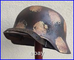 Helmet german original nice helmet M35 size 64 have a number WW2 WWII