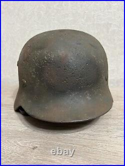 Helmet german original nice helmet M35 size 64 have a number WW2 WWII