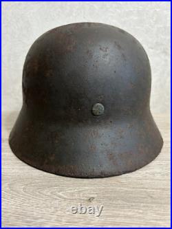 Helmet german original nice helmet M35 size 64 have a number WW2 WWII