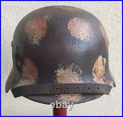 Helmet german original nice helmet M35 size 64 have a number WW2 WWII