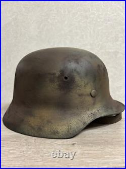 Helmet german original nice helmet M35 size 64 have a number WW2 WWII Helmet german original nice helmet M35 size 64 have a number WW2 WWII