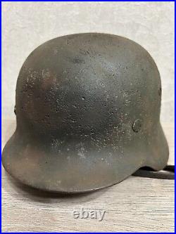 Helmet german original nice helmet M35 size 64 have a number WW2 WWII