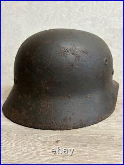 Helmet german original nice helmet M35 size 64 have a number WW2 WWII