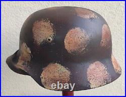 Helmet german original nice helmet M35 size 64 have a number WW2 WWII