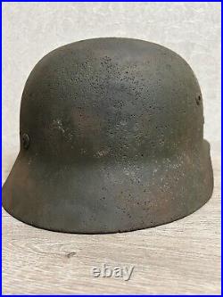 Helmet german original nice helmet M35 size 64 have a number WW2 WWII