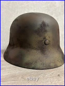 Helmet german original nice helmet M35 size 64 have a number WW2 WWII Helmet german original nice helmet M35 size 64 have a number WW2 WWII