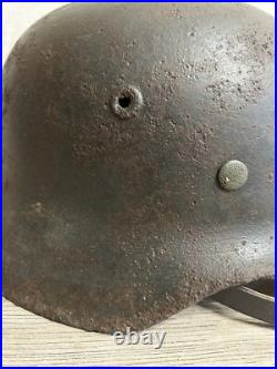 Helmet german original nice helmet M35 size 64 have a number WW2 WWII