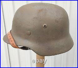 Helmet german original nice helmet M35 size 64 have a number WW2 WWII