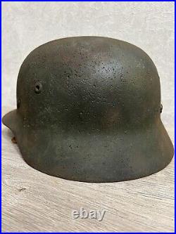 Helmet german original nice helmet M35 size 64 have a number WW2 WWII