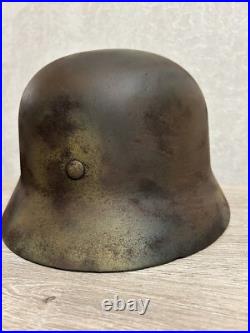 Helmet german original nice helmet M35 size 64 have a number WW2 WWII Helmet german original nice helmet M35 size 64 have a number WW2 WWII