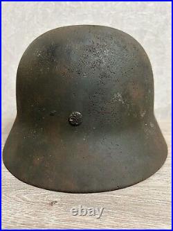 Helmet german original nice helmet M35 size 64 have a number WW2 WWII