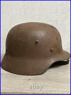 Helmet german original nice helmet M35 size 64 have a number WW2 WWII Helmet german original nice helmet M35 size 64 have a number WW2 WWII