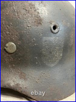 Helmet german original nice helmet M35 size 64 have a number WW2 WWII