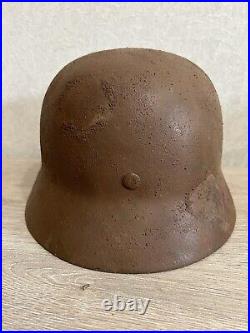Helmet german original nice helmet M35 size 64 have a number WW2 WWII Helmet german original nice helmet M35 size 64 have a number WW2 WWII