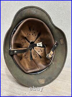 Helmet german original nice helmet M35 size 64 have a number WW2 WWII