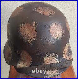 Helmet german original nice helmet M35 size 64 have a number WW2 WWII