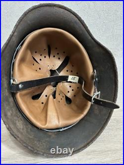 Helmet german original nice helmet M35 size 64 have a number WW2 WWII