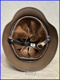 Helmet german original nice helmet M35 size 64 have a number WW2 WWII Helmet german original nice helmet M35 size 64 have a number WW2 WWII