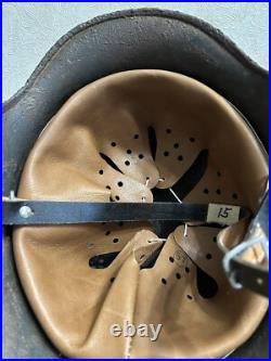 Helmet german original nice helmet M35 size 64 have a number WW2 WWII