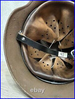 Helmet german original nice helmet M35 size 64 have a number WW2 WWII Helmet german original nice helmet M35 size 64 have a number WW2 WWII