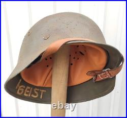 Helmet german original nice helmet M35 size 64 have a number WW2 WWII Free Shipp